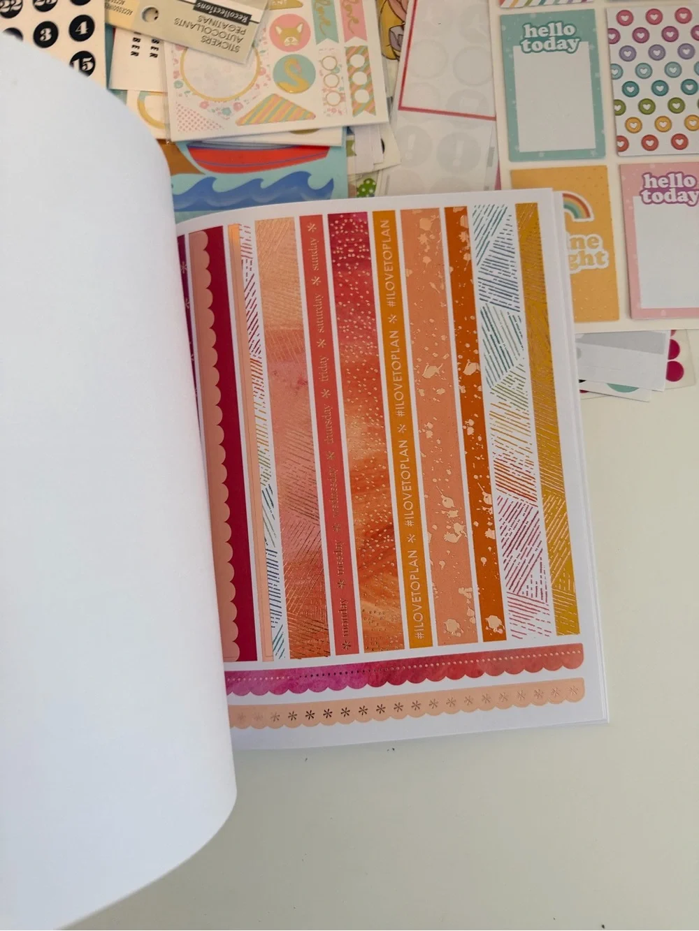 The Happy Planner Multicolor Sticker Pack Assorted Pastel & Bright Designs 1000+